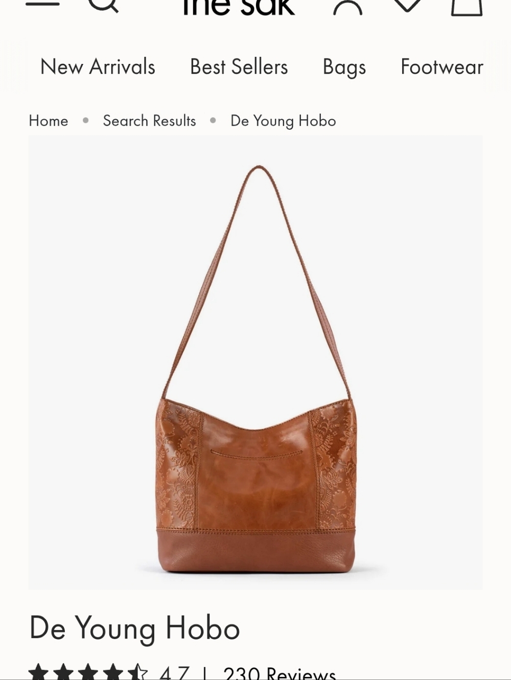 The Sak, De Young Hobo Bag
